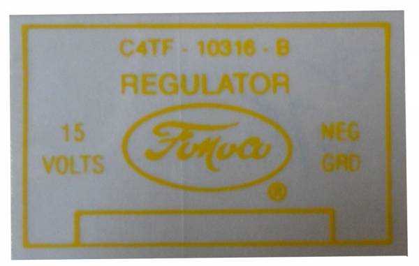 Rubber The Right Way - Voltage Regulator Decal