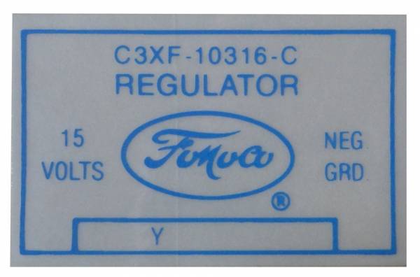 Rubber The Right Way - Voltage Regulator Decal