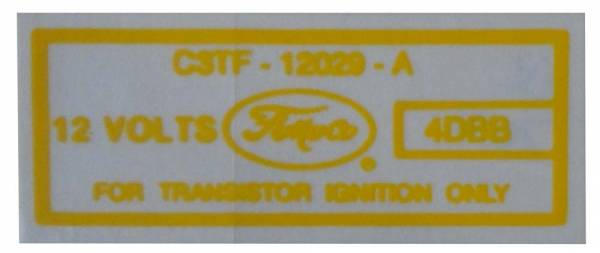 Rubber The Right Way - Coil Decal - Models w/ Trans Ignition