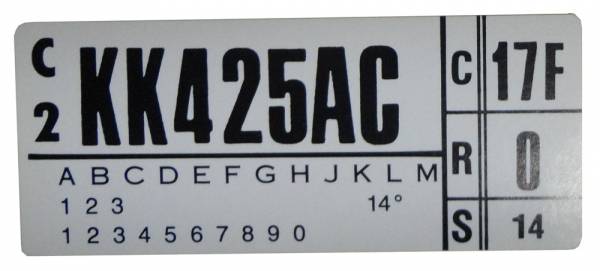 Rubber The Right Way - 400 Automatic Transmission Engine Code Decal