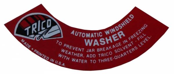 Rubber The Right Way - Trico Windshield Washer Decal