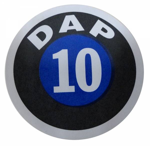 Rubber The Right Way - Assembly Line Production Day Window Sticker - "10"