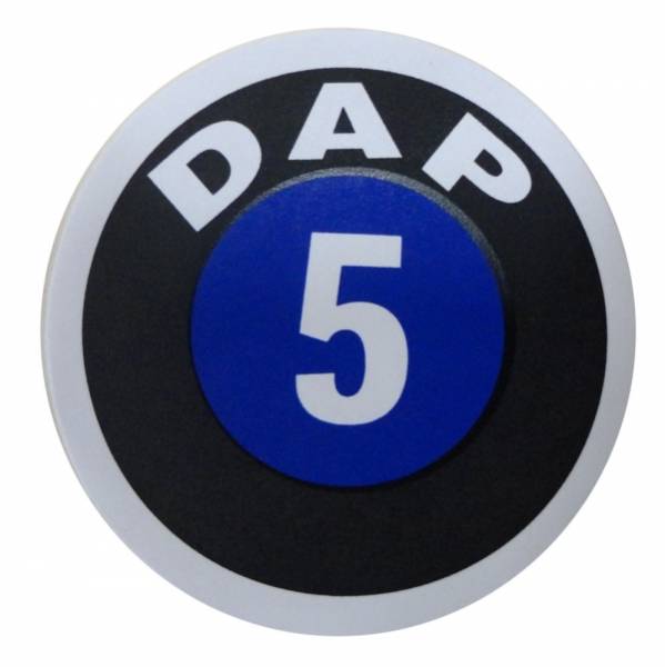 Rubber The Right Way - Assembly Line Production Day Window Sticker - "5"