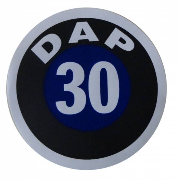 Rubber The Right Way - Assembly Line Production Day Window Sticker - "30"