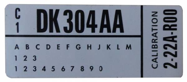Rubber The Right Way - 5.0 EFI Engine Code Decal