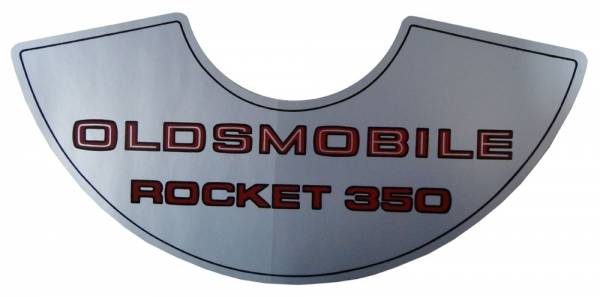 Rubber The Right Way - "Rocket 350" Air Cleaner Decal