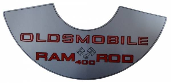 Rubber The Right Way - "Ram Rod 400" Air Cleaner Decal