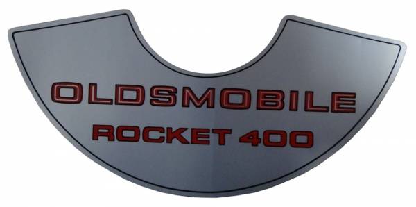 Rubber The Right Way - "Rocket 400" Air Cleaner Decal