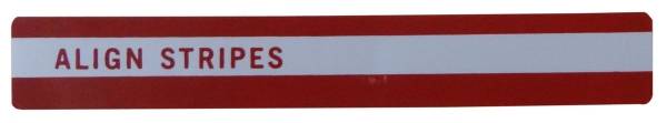 Rubber The Right Way - Radiator Alignment Stripe Decal