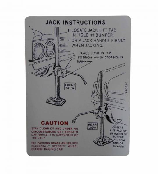 Rubber The Right Way - Jack Instructions Decal