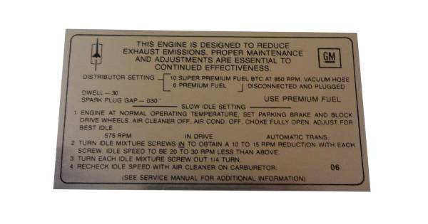 Rubber The Right Way - Emission Decal - 455-4V