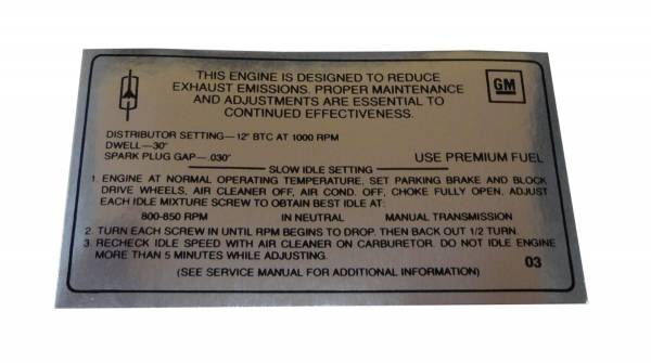 Rubber The Right Way - Emission Decal - 350-4V