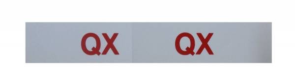 Rubber The Right Way - "QX" Engine Code Decal