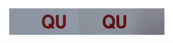 Rubber The Right Way - "QU" Engine Code Decal