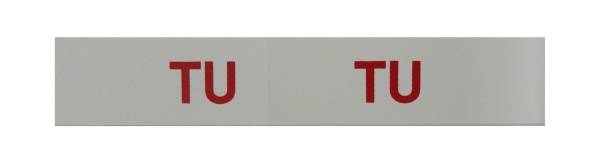 Rubber The Right Way - "TU" Engine Code Decal