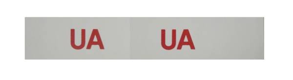 Rubber The Right Way - "UA" Engine Code Decal