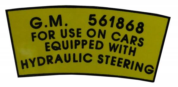 Rubber The Right Way - Power Steering Pulley Decal