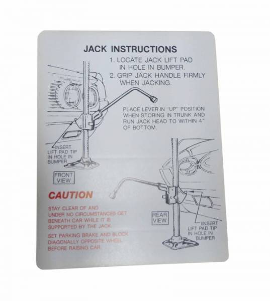 Rubber The Right Way - Jack Instructions Decal