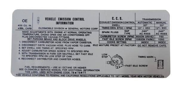 Rubber The Right Way - Emission Decal - 455-4V - W-30