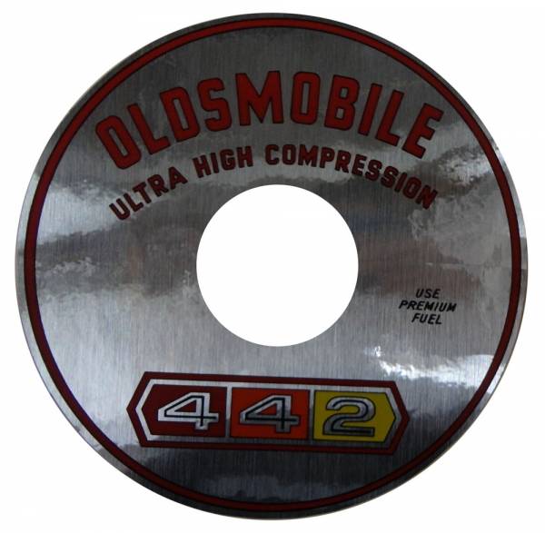 Rubber The Right Way - "442 Ultra High Compression" Air Cleaner Decal