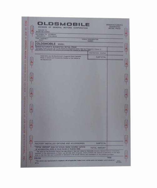 Rubber The Right Way - New Car Window Price Sheet