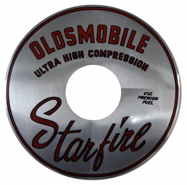 Rubber The Right Way - "Starfire Ultra High Compression" Air Cleaner Decal