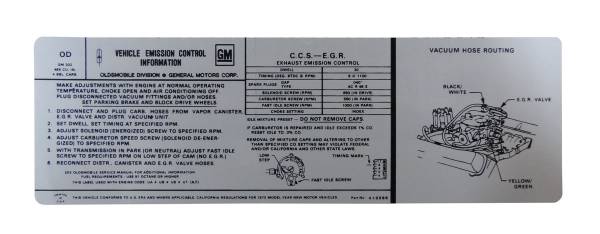 Rubber The Right Way - Emission Decal - 455-4V