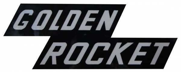 Rubber The Right Way - "Golden Rocket" Valve Cover Decal