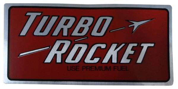 Rubber The Right Way - "Turbo Rocket" Air Cleaner Decal