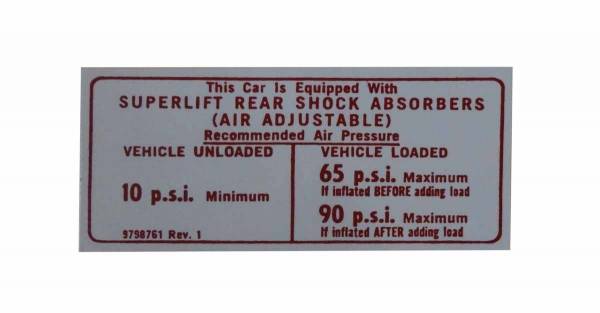 Rubber The Right Way - Super Lift Instructions Decal - On Sun Visor