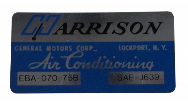 Rubber The Right Way - Harrison AC Evaporator Box Decal