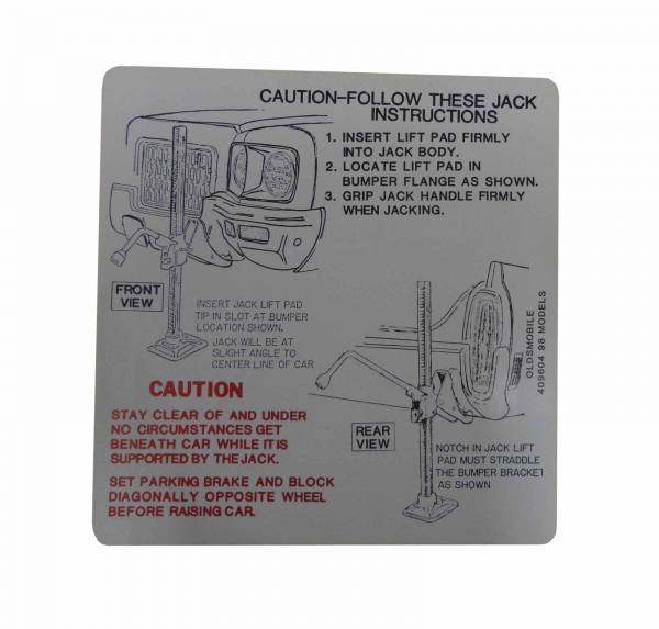 Rubber The Right Way - Jack Instructions Decal