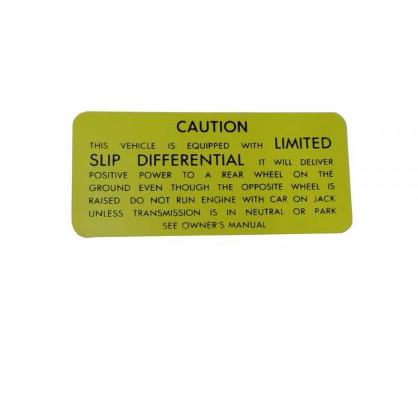 Rubber The Right Way - Limited Slip Caution Decal - Canadian Cars