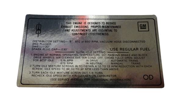 Rubber The Right Way - Emission Decal - 455-2V