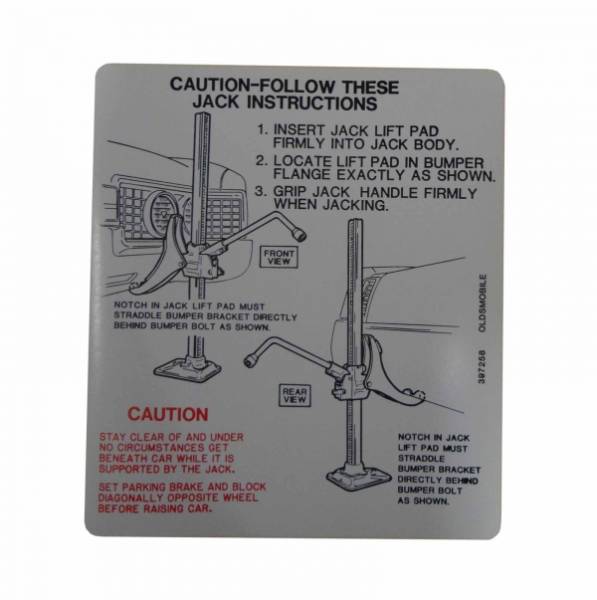 Rubber The Right Way - Jack Instructions Decal