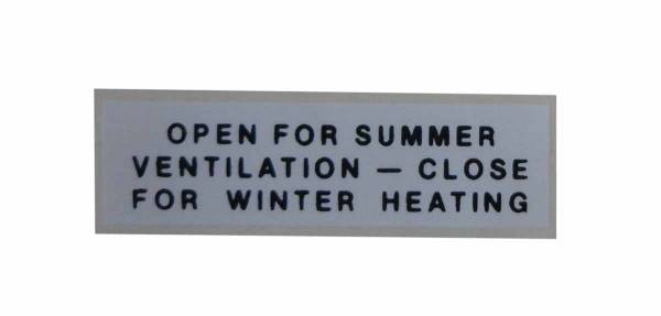 Rubber The Right Way - Heater Door Decal