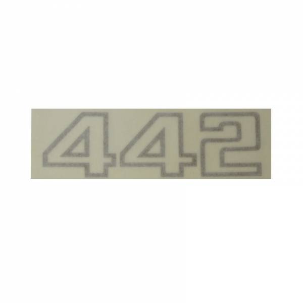 Rubber The Right Way - "442" Trunk Decal