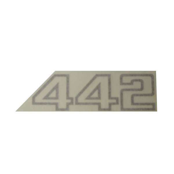 Rubber The Right Way - "442" Fender Decal