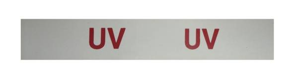 Rubber The Right Way - "UV" Engine Code Decal