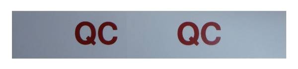 Rubber The Right Way - "QC" Engine Code Decal