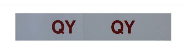 Rubber The Right Way - "QY" Engine Code Decal