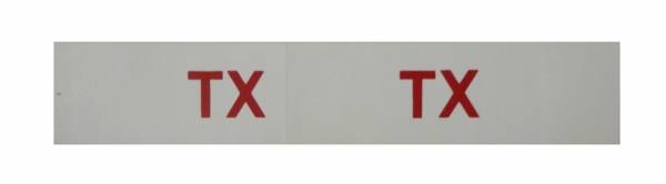 Rubber The Right Way - "TX" Engine Code Decal