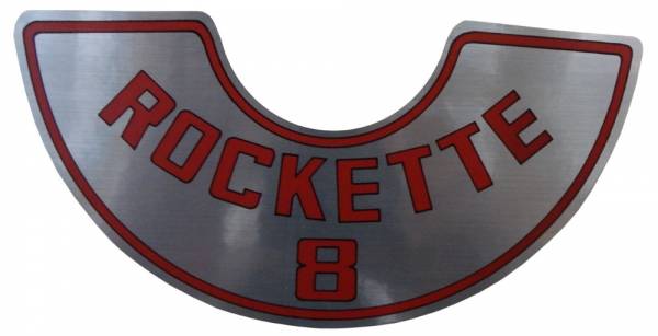 Rubber The Right Way - "Rockette 8" Air Cleaner Decal
