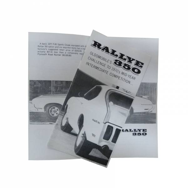 Rubber The Right Way - Rallye 350 Sales Brochure