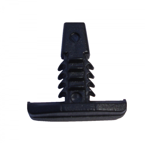 Door Seal Clip - White (Black Shown) - Fits 1/8" Hole