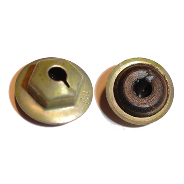 Pal Nut - 1/8" Stud - 11/32" Hex Head - 5/8" Diameter Flange