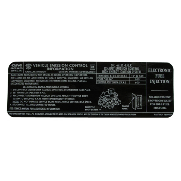 Rubber The Right Way - 500 C.I. Emissions Decal