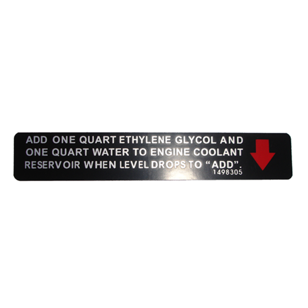 Rubber The Right Way - Cooling System Warning Decal