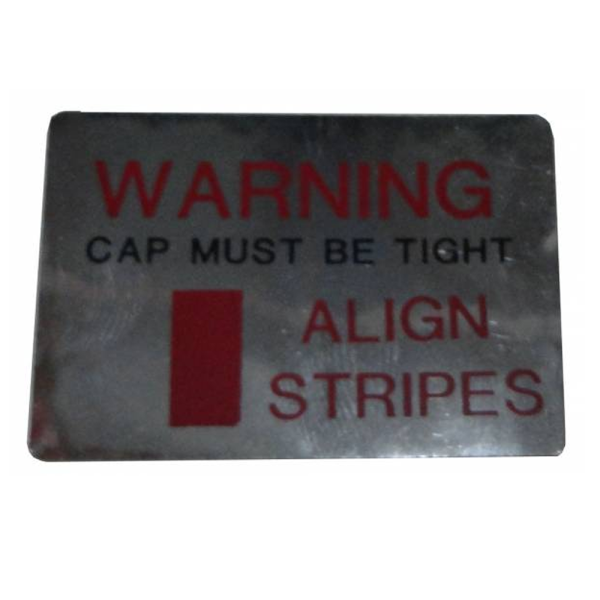 Rubber The Right Way - Radiator Align Stripes Decal