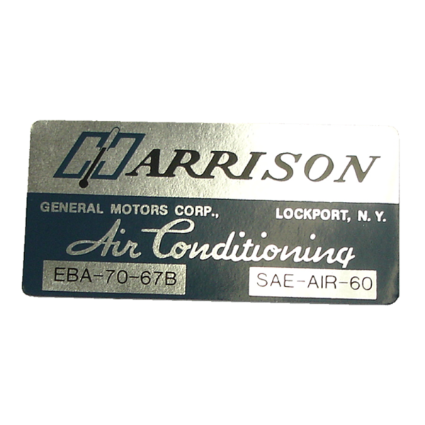 Rubber The Right Way - Air Conditioner Evaporator Box Decal